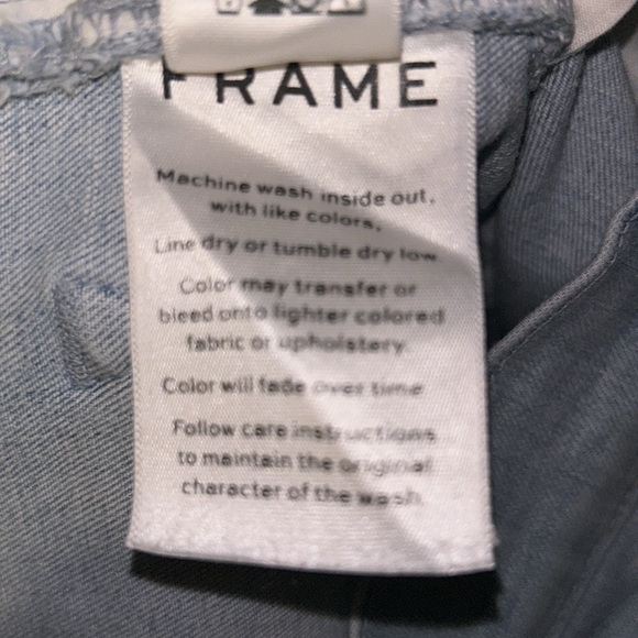 Frame Denim Ali High Rise Cigarette in Blue Opus Cropped Skinny size 28 - Picture 10 of 16